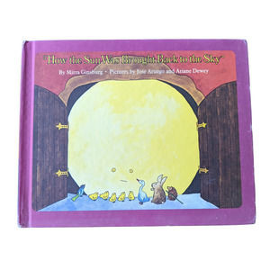 How the Sun Was Brought Back to the Sky (1975) Vintage Children's Book Hardcover